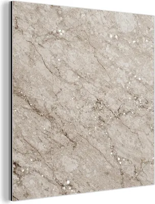 Produktbild von MuchoWow Wanddekoration Metall Metallbild Wandkunst 50x50 cm Marmor - Muster - Luxus MuchoWow Aluminium Gemälde - Alubild - Industrial