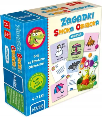 Zdjęcie produktu dla Zagadki Smoka Obiboka, niebieskie