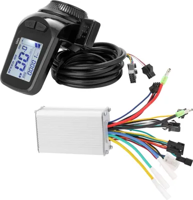 Zdjęcie produktu dla 24 V–48 V, 350 W, sterownik silnika bezszczotkowego, wyświetlacz LCD, manetka gazu, rowery elektryczne, hulajnogi, zestaw sterownika bezszczotkowego S886