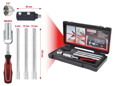 Produktbild von KS Tools 116.2050 Waschtisch-Montage-Satz, 6-tlg