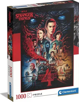 Zdjęcie produktu dla Clementoni Netflix Stranger Things, 1000 szt., Telewizja/filmy, 10 lat(a)
