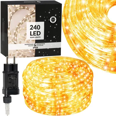 Obrázek produktu pro LED světelný řetěz, teplá bílá barva, 240 diod