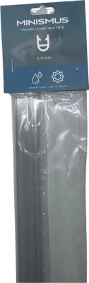 Produktbild von Transparente Duschdichtung für Glas 6–8 mm, 2 x 100 cm, D-Profil, zuschneidbar