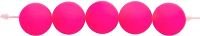 Produktbild von Kunststoffperlen neon pink 8 mm