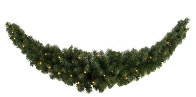 Produktbild von Best Season LED-Girlande "Ottawa Swag" beleuchtet ca. 150 cm, 30 warm white LED, outdoor, Trafo, 612-55