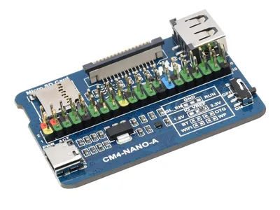 Produktbild von WaveShare Nano Base Board (A) for Raspberry Pi Compute Module 4 21634