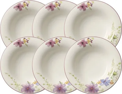 Produktbild von Villeroy & Boch Mariefleur Basic Suppenteller 23 cm Set6