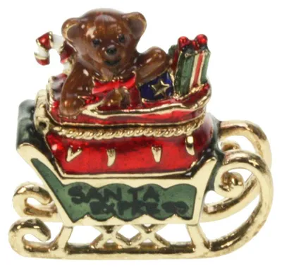 Image de Meander, boîte décorative de Noël avec jouets, 5x2x5 cm