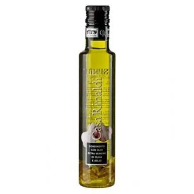 Obrázek produktu pro Extra panenský olivový olej s česnekem - Aromatisiertes Würzöl - Knoblauchöl - 250 ml