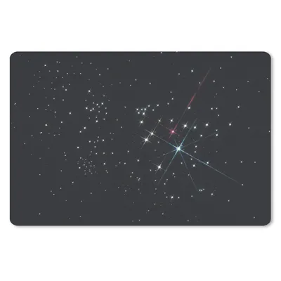 Produktbild von MuchoWow® Schreibtischunterlage Galaxie - Sterne - Farbe 60x40 cm - XXL Mauspad - Großes Mauspad
