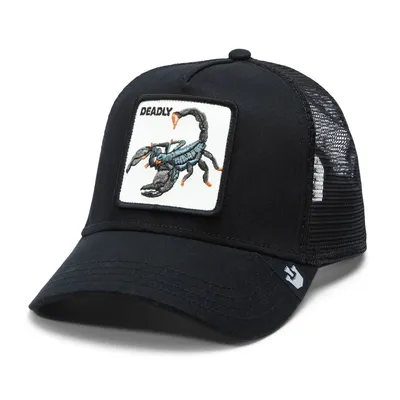 Obrázok produktu pre GOORIN BROS. Uni Trucker Cap - Kappe, predná nášivka, jedna veľkosť The Deadliest Scorpion