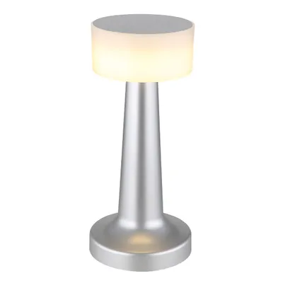 Produktbild von LED Tischleuchte, Touchdimmer, USB, nickel-matt, H 21,5 cm
