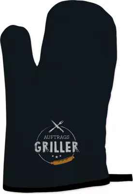 Produktbild von Ofen-Handschuh Auftragsgriller, 18 x 30 cm, schwarz, Topflappen, Grillhandschuh