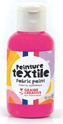 Obrázek produktu pro Barva na textil 50 ml - neonově růžová