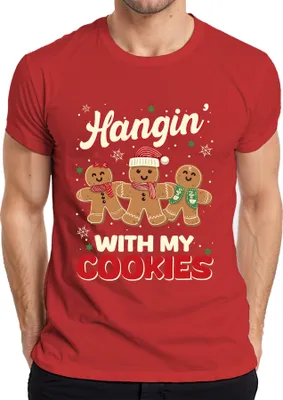 Immagine prodotto di Maglietta da uomo Hangin' with my cookies, rosso, XXL