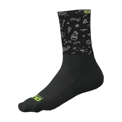 Image de Chaussettes de cyclisme classiques ALÉ - VERSILIA - Noir 40-43