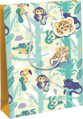 Produktbild von Clairefontaine Geschenktüte "Jungle"