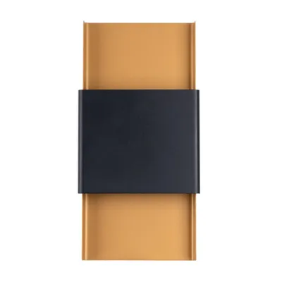 Image de Applique DURLIN or/noir 2xG9 8W acier 40x7x20cm Sollux Lighting