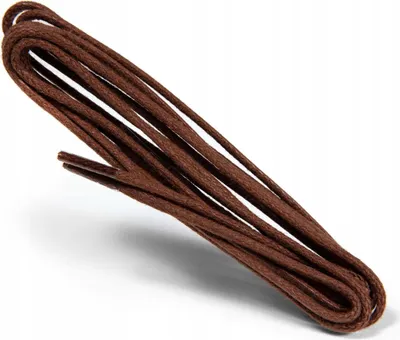 Produktbild von Langlebige gewachste Rundschnürsenkel - 75 cm Kaps - Braun (0076)