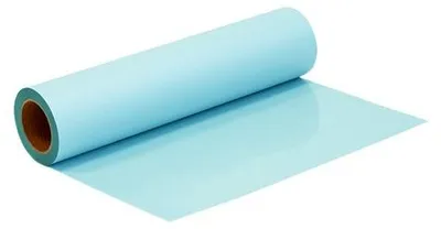 Produktbild von Plottermarie Plotterfolie Flex S für kreative Veredelungen – Plotterfolie für Textildruck, T-Shirts, Baumwolle, Polyester & Plotterprojekte Pastel Blue 100 x 50 cm
