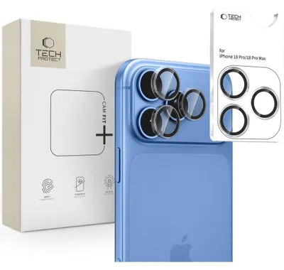 Image de Tech-Protect Camring Fit+ pour Apple iPhone 18 Pro / Max, transparent