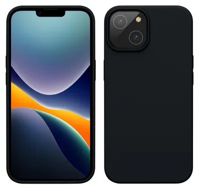 Produktbild von kwmobile Handyhülle für iPhone 14 Hülle, für iPhone 14 Case - Hülle Silikon - kabelloses Laden - Heidelbeerblau