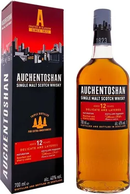 Immagine prodotto di Auchentoshan 12 Years Old Single Malt Scotch Whisky 40% Vol. 0,7l in confezione regalo