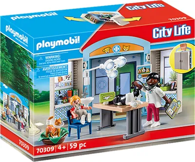 Produktbild von PLAYMOBIL, Spielbox "Beim Tierarzt", City Life, 70309