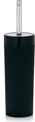 Produktbild von Kela WC-Garnitur Dark ABS-Kunststoff schwarz 37,5cmh 9cmØ, 21739