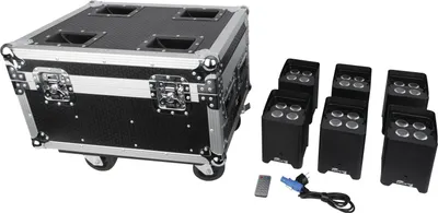 Immagine prodotto di Showtec EventLITE 4/10 Q6 Set Flightcase inkl. 6 x EventLITE 4/10 Q6