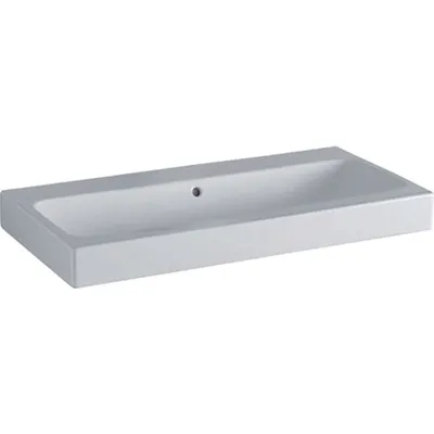 Produktbild von Geberit Geberit Waschtisch iCon o Hahnloch mit ÜL 900x485mm weiß