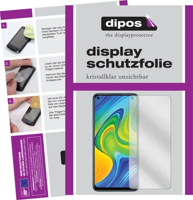 Packaging and instructions for a screen protector.