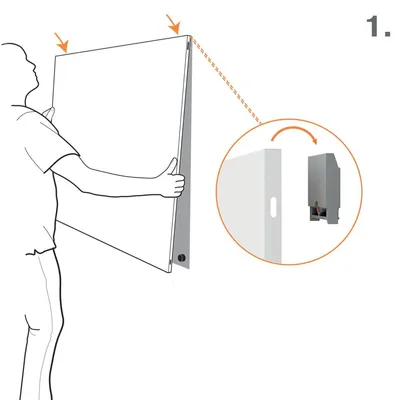 Produktbild von Nobo 1915714, 900 x 600 mm, Stahl, Horizontal / Vertikal, Fixed, Magnetisch