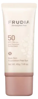 Zdjęcie produktu dla Frudia, Nude Skin, rozjaśniający podkład w płynie, SPF 50+, 40 ml