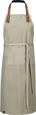 Produktbild von Twill Latz-Schürze, prewashed, B 75 x L 100 cm, olive washed : olive : 65% Polyester 35% Baumwolle 330 g/m²