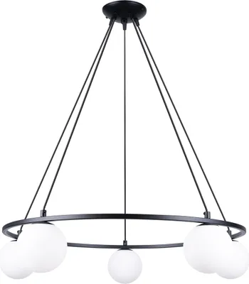 Zdjęcie produktu dla Żyrandol YOLI 5 5xG9 8W stal/szkło 98x80x80cm Sollux Lighting
