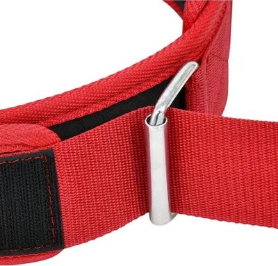Zdjęcie produktu dla RDX Pas do podnoszenia ciężarów RX5 czerwony L