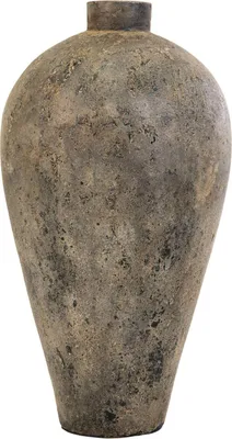 Zdjęcie produktu dla WAZON Corvo duży szary Z TERAKOTY surowy wygląd 40x80 cm