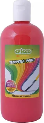 Obrázek produktu pro Temperová barva 500ml červená CRICCO