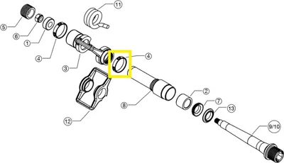 Zdjęcie produktu dla Crankbrothers Pedal Color Ring Farbring, Eggbeater, Level 2+3+11, niebieski