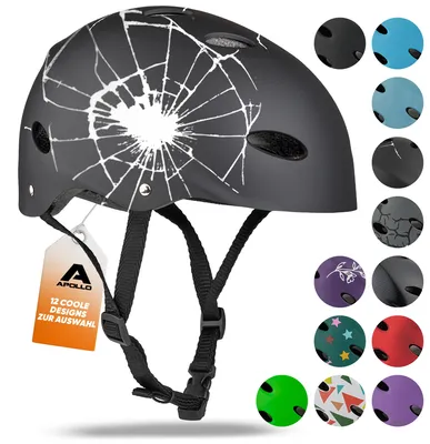 Produktbild von Apollo Skatehelm -Splitter Design - L/XL - SW001