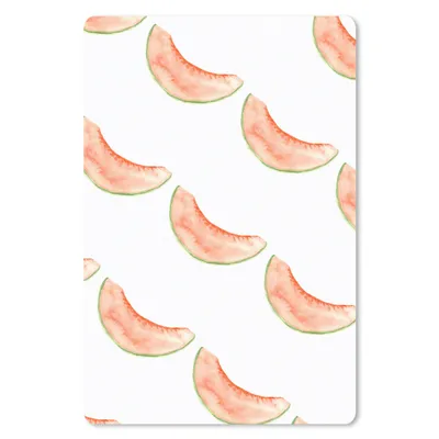 Produktbild von MuchoWow® Mauspad Mousepad Melone - Aquarell - Schablonen 40x60 cm - Mousepads - Maus Mat - Pad - Mausunterlage - Schreibtisch Accesoire