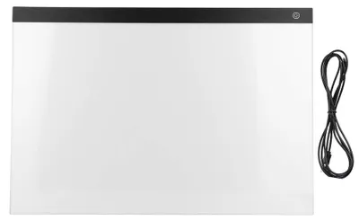 Produktbild von LED-Zeichentafel A2 - Tragbares Design - Schwarz und Weiß - Digitales Tablet