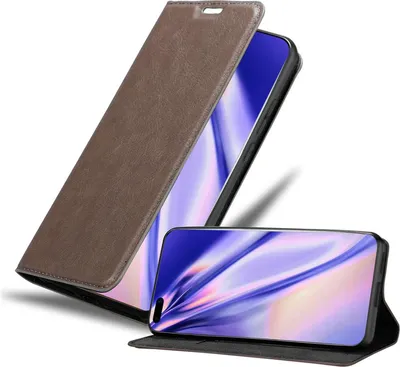 Produktbild von Cadorabo Hülle für Huawei P40 PRO / P40 PRO+ Schutz Hülle in Braun Handyhülle Etui Case Cover Magnetverschluss