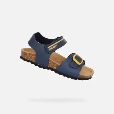 Produktbild von Geox Dunkelblaue Jungensandalen Chalki 22