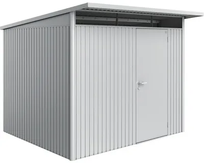 Produktbild von Biohort AvantGarde, Metallschuppen, Einzelbild, Schuppendach, Metallic-silber, Stahl, Metallic-silber