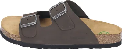 Produktbild von Dr. Brinkmann Herren Damen Clogs Pantoletten Leder 600357, Größe:44 EU, Farbe:Grau