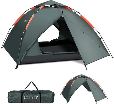 Produktbild von Famanu Campingzelt - Premium Schnellaufbauzelt - Verdunkelnd