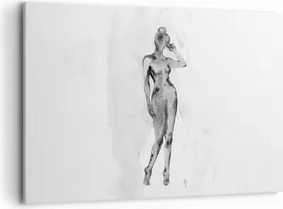 Produktbild von Bild auf Leinwand - Leinwandbild - Einteilig - Nacktheit Frau Körper - 120x80cm - Wand Bild - Wanddeko - Wandbilder - Leinwanddruck - Bilder - Wanddekoration - Leinwand bilder - AA120x80-5075