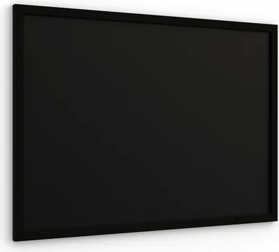 Immagine prodotto di Lavagna nera da gesso 70x50 cm con cornice nero in legno ECO